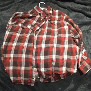 Orange/Brown Flannel